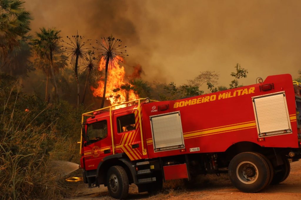 Em 48h, Pantanal queima mais que em todo mês de julho de 2023