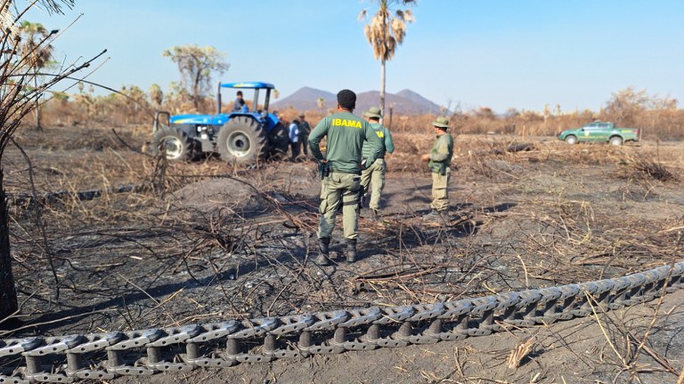 Ibama embarga mais de 4,5 mil ha de áreas devastadas no Pantanal