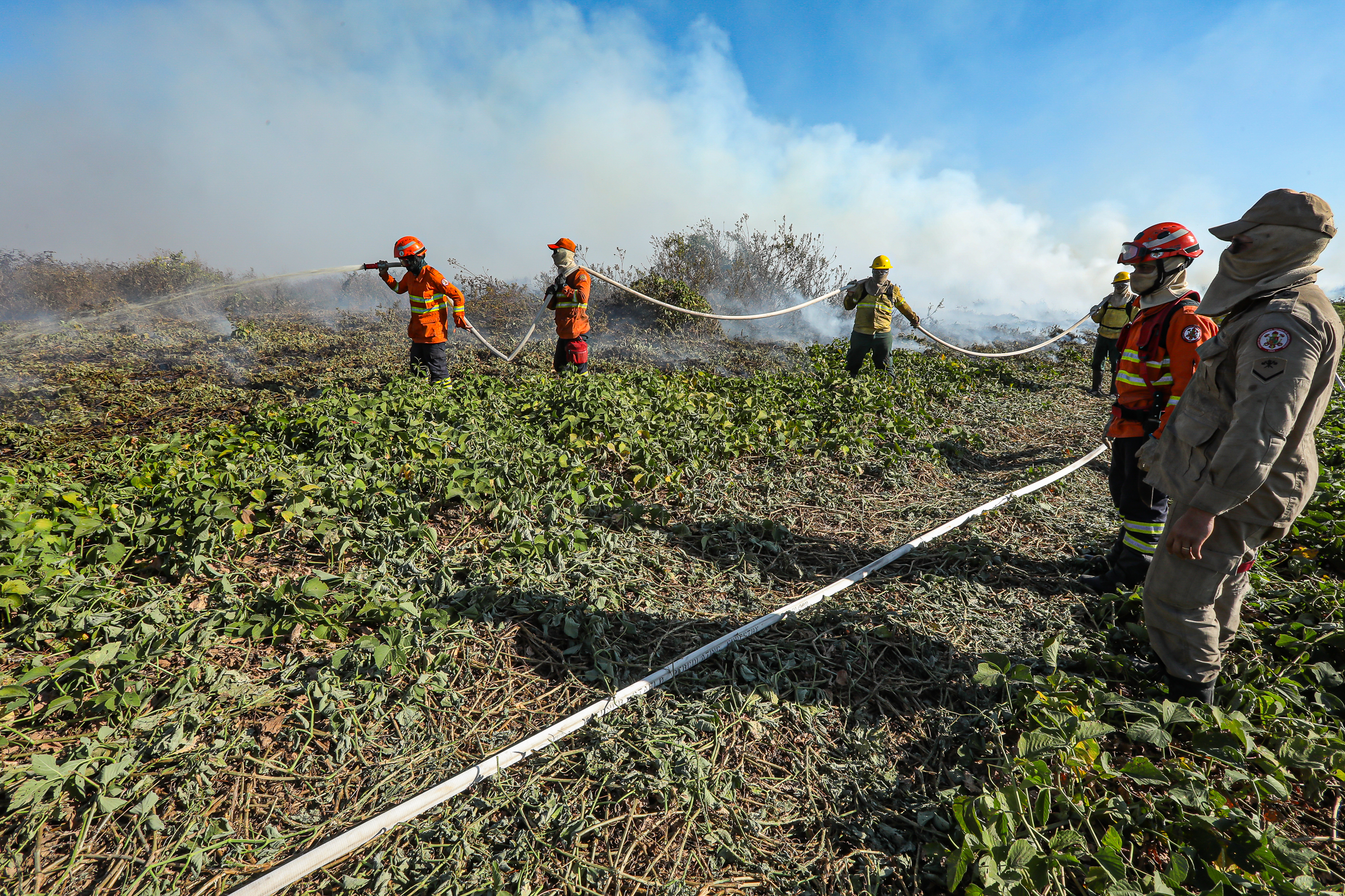 Corpo de Bombeiros combate 18 incêndios em Mato Grosso